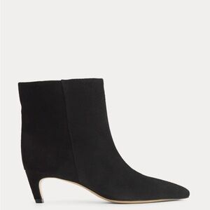 Everlane black suede ankle boots